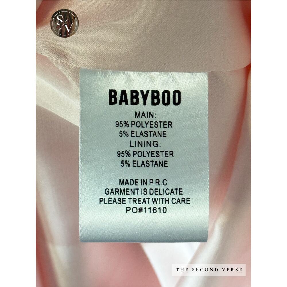 Baby Boo Pink Corset Bubble Mini Dress Fairycore Balletcore Size XL - Picture 12 of 13